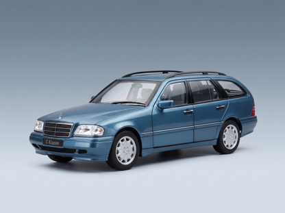 MERCEDES BENZ - C-CLASS C200 (S202) T-MODELL SW STATION WAGON 1997 - LIGHT BLUE MET