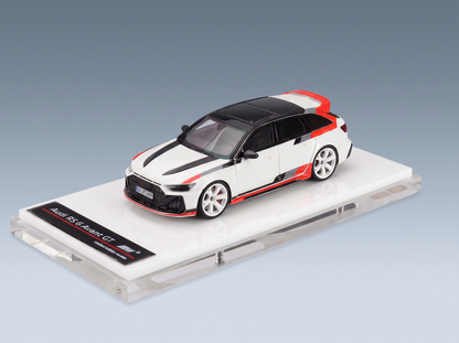 AUDI - A6 RS6 GT AVANT SW STATION WAGON 2023 - WHITE RED GREY