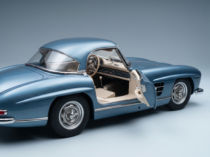MERCEDES BENZ - 300SL ROADSTER SPIDER HARD-TOP AND SOFT-TOP (W198) 1954 - BLUE GREY MET