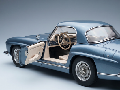 MERCEDES BENZ - 300SL ROADSTER SPIDER HARD-TOP AND SOFT-TOP (W198) 1954 - BLUE GREY MET