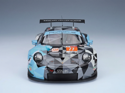 PORSCHE - 911 991 RSR TEAM DEMPSEY PROTON RACING N 77 WINNER LMGTE AM 24h LE MANS 2018 MATT CAMPBELL - CHRISTIAN RIED - JULIEN ANDLAUER - GREY LIGHT BLUE