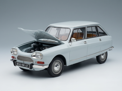 CITROEN - AMI 8 CLUB 1969 - THASOS LIGHT BLUE Scale model car on Vroomi