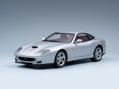 FERRARI - 550 MARANELLO 1996 - WITH SHOWCASE - ARGENTO NURBURGRING - SILVER