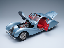 TALBOT LAGO - T150 COUPE C-SS TEARDROP FIGONI & FALASCHI 1937 - LIGHT BLUE MET