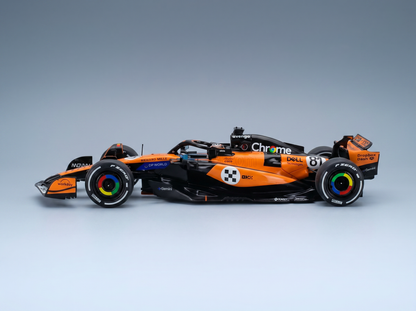 McLAREN - F1  MCL39 TEAM MCLAREN N 81 3rd MONACO GP 2025 OSCAR PIASTRI - ORANGE BLACK