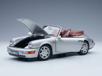 PORSCHE - 911 964 CARRERA 2 CABRIOLET 1990 - ARGENT