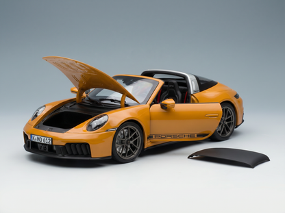 PORSCHE - 911 992-2 TARGA 4 GTS 2025 - YELLOW Scale model car on Vroomi