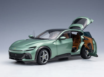 FERRARI - PUROSANGUE SUV 2022 - WITH SHOWCASE - VERDE DORA - GREEN