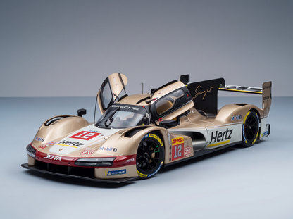 PORSCHE – 963 9RD 4,6 l TURBO V8 TEAM HERTZ JOTA Nr. 12 SIEGER 6-Stunden-Rennen von Spa 2024 WILL STEVENS – CALLUM ILOTT – WHITE GOLD