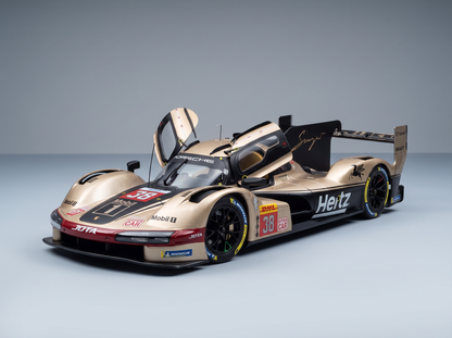 PORSCHE – 963 9RD 4,6 l TURBO V8 TEAM HERTZ JOTA Nr. 38 6h LONE STAR LE MANS AUSTIN USA 2024 JENSON BUTTON – PHIL HANSON – OLIVER RASMUSSEN – WHITE GOLD