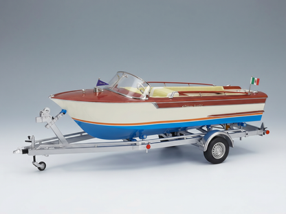 RIVA - RIVA JUNIOR 1966 - MOTOSCAFO - MOTORBOAT - IVORY YELLOW Scale model car on Vroomi