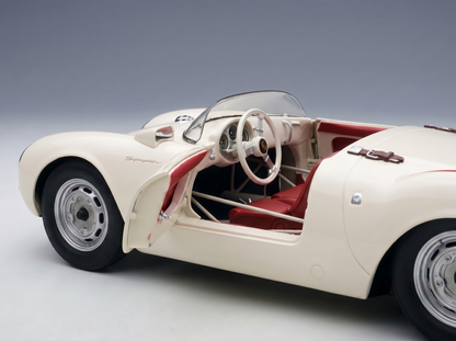 PORSCHE - 550A SPIDER 1953 - WHITE RED