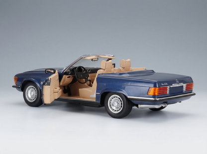 MERCEDES BENZ - SL-CLASS 450SL (R107) CABRIOLET 1985 - BLUE MET