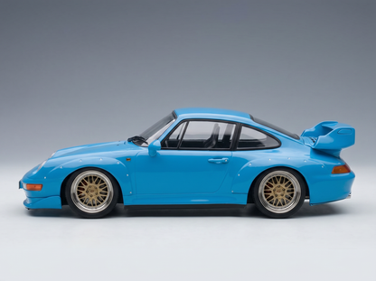 PORSCHE - 911 993 GT2 COUPE 1996 - CERCHI BBS - BBS RIMS - LIGHT BLUE