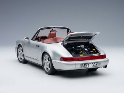 PORSCHE - 911 964 CARRERA 2 CABRIOLET 1990 - ARGENT