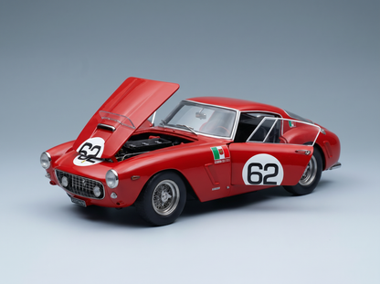 FERRARI - 250GT SWB 3.0L V12 COUPE N 62 WINNER MONZA 1960 CARLO MARIA ABATE - RED