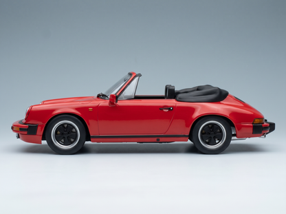 PORSCHE - 911 SC CABRIOLET 1983 - WITH EXTRA SOFT-TOP - RED