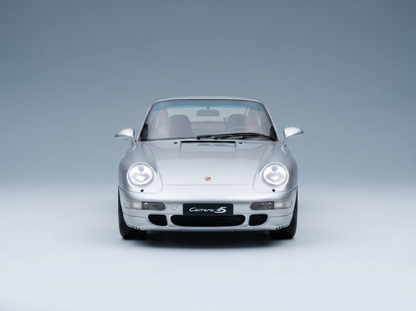 PORSCHE - 911 993 CARRERA 4S COUPE 1995 - CON VETRINA - WITH SHOWCASE - SILVER
