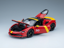 FERRARI - SF90 N 50 ASSETTO FIORANO, librea de las 24 Horas de Le Mans 2024 - ROJO, AMARILLO Y NEGRO