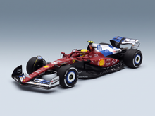 FERRARI - F1  SF-25 TEAM SCUDERIA FERRARI HP N 44 MIAMI GP 2025 LEWIS HAMILTON - CON VETRINA - WITH SHOWCASE - RED BLUE WHITE