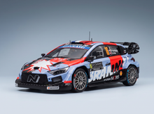 HYUNDAI - i20 N RALLY1 TEAM SHELL MOBIS WRT N 16 RALLY MONTECARLO 2026 ADRIEN FOURMAUX - ALEXANDRE CORIA - RED LIGHT BLUE BLACK