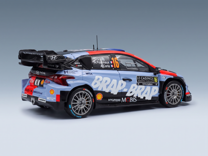 HYUNDAI - i20 N RALLY1 TEAM SHELL MOBIS WRT N 16 RALLY MONTECARLO 2026 ADRIEN FOURMAUX - ALEXANDRE CORIA - RED LIGHT BLUE BLACK