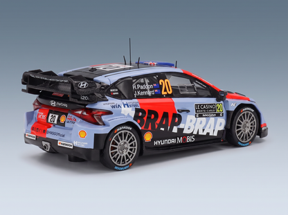 HYUNDAI - i20 N RALLY1 TEAM SHELL MOBIS WRT N 20 RALLY MONTECARLO 2026 HAYDEN PADDON - JOHN KENNARD - RED LIGHT BLUE BLACK