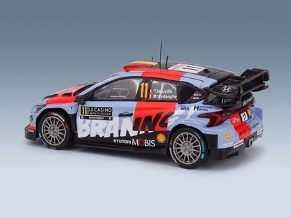HYUNDAI - i20 N RALLY1 TEAM SHELL MOBIS WRT N 11 RALLY MONTECARLO 2026 THIERRY NEUVILLE - MARTIJN WYDAEGHE - RED LIGHT BLUE BLACK