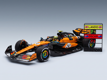 McLAREN - F1  MCL39 ÉQUIPE MCLAREN N° 4 CHAMPION DU MONDE VAINQUEUR DU GP DE MONACO 2025 LANDO NORRIS - ORANGE ET NOIR