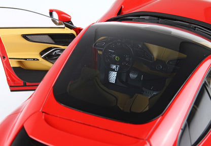 FERRARI – PUROSANGUE SUV MIT PANORAMADACH 2022 – MIT VITRINE – ROSSO CORSA – ROT
