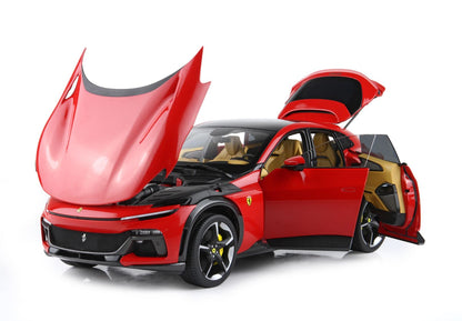 FERRARI – PUROSANGUE SUV MIT PANORAMADACH 2022 – MIT VITRINE – ROSSO CORSA – ROT