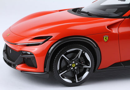 FERRARI - SUV PUROSANGUE TETTO PANORAMICO 2022 - CON VETRINA - ROSSO DINO - ROSSO CHIARO