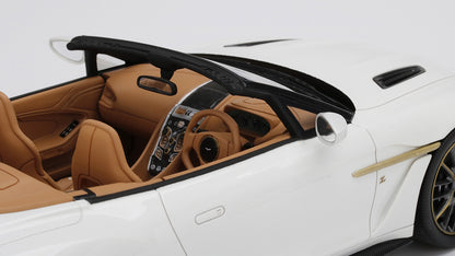 ASTON MARTIN VANQUISH ZAGATO VOLANTE ESCAPING WHITE TOP SPEED