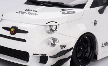 FIAT ABARTH 595 GARA WHITE LB-WORKS X ABAS WORKS TOP SPEED