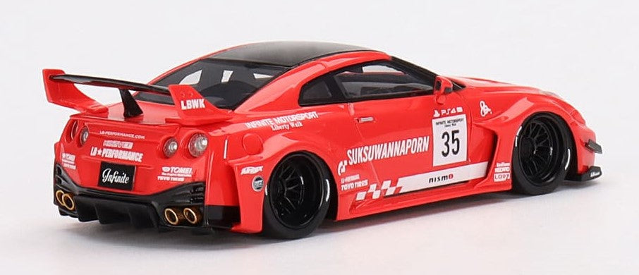 NISSAN 35GT-RR VER.1 LB-SILHOUETTE WORKS GT RED &amp; BLACK LBWK