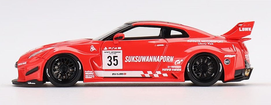 NISSAN 35GT-RR VER.1 LB-SILHOUETTE WORKS GT RED &amp; BLACK LBWK