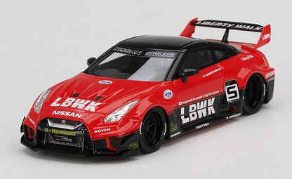 NISSAN 35GT-RR LB-SILHOUETTE WORKS GT VER.1 RED &amp; BLACK
