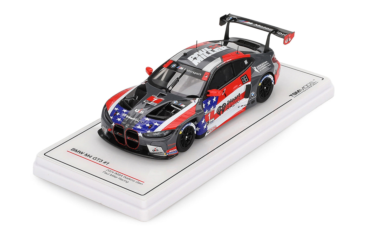 BMW M4 GT3 #1 PAUL MILLER RACING IMSA WATKINS GLEN 2024