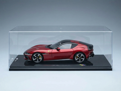 12CILINDRI 2024 - WITH SHOWCASE - NUMBERED ONE BY ONE - ROSSO IMOLA - RED MET