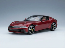 12CILINDRI 2024 - WITH SHOWCASE - NUMBERED ONE BY ONE - ROSSO IMOLA - RED MET