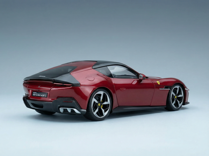 12CILINDRI 2024 - WITH SHOWCASE - NUMBERED ONE BY ONE - ROSSO IMOLA - RED MET