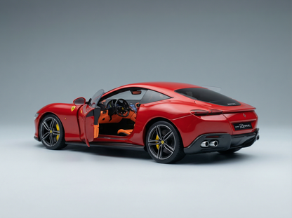 FERRARI - ROMA 2019 - WITH SHOWCASE - NUMBERED ONE BY ONE - ROSSO CORSA 322 - RED