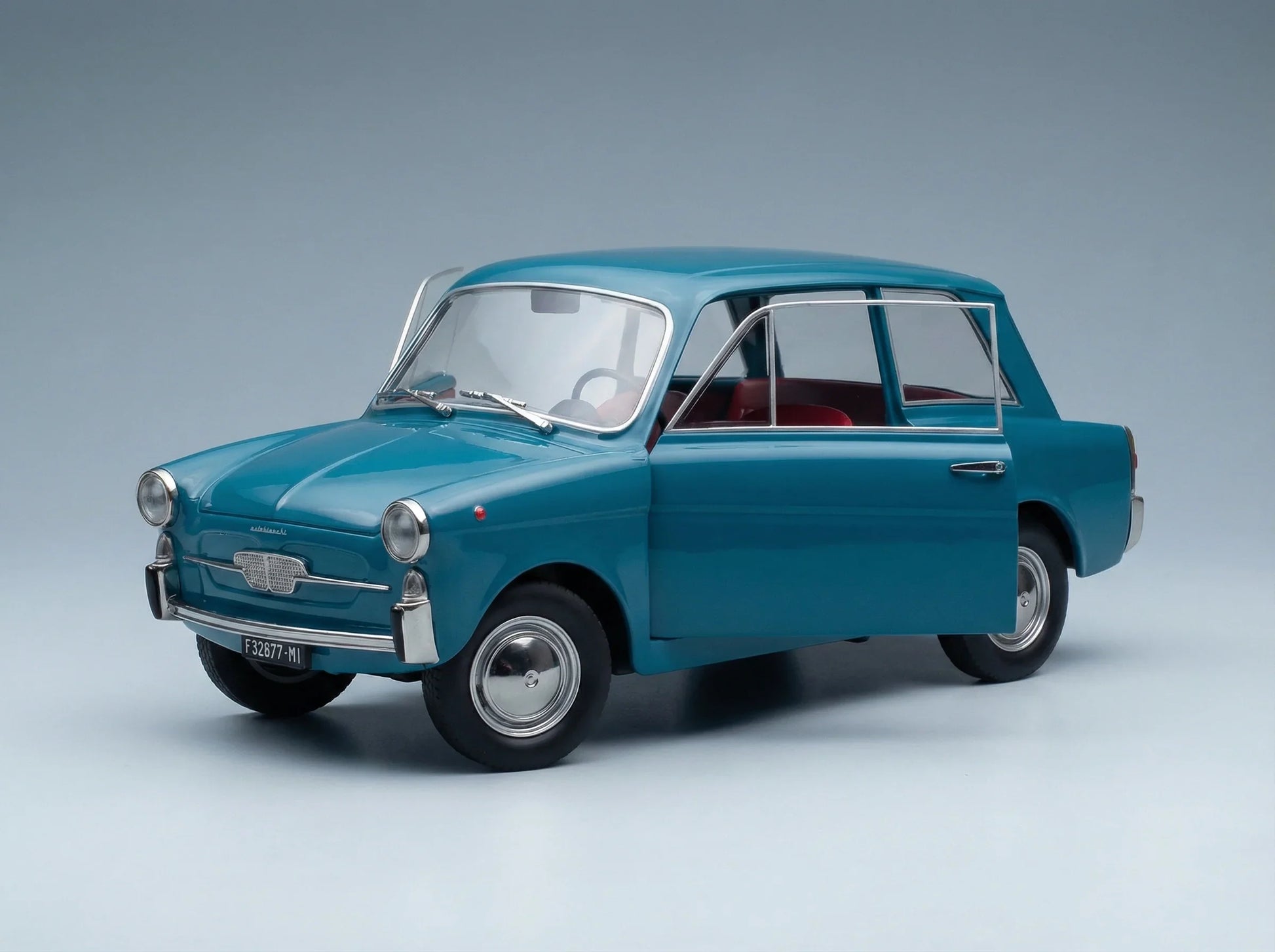 AUTOBIANCHI - BIANCHINA 4 POSTI - BERLINA - 1962 - BLUE Scale model car on Vroomi