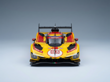 FERRARI - 499P 3.0L TURBO V6 TEAM AF CORSE N 83 WINNER 24h LE MANS 2025 ROBERT KUBICA - PHIL HANSON - YIFEI YE - YELLOW RED