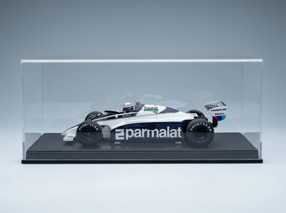 BRABHAM - F1  BT50 PARMALAT N 2 DUTCH GP (with pilot figure) 1982 RICCARDO PATRESE - WHITE BLUE