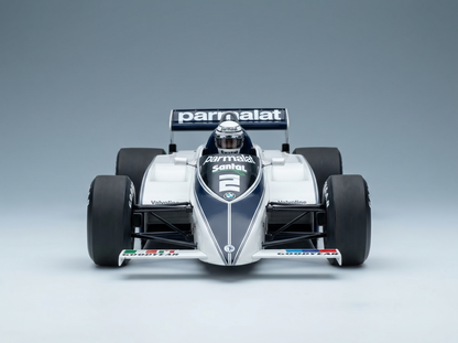 BRABHAM - F1  BT50 PARMALAT N 2 DUTCH GP (with pilot figure) 1982 RICCARDO PATRESE - WHITE BLUE