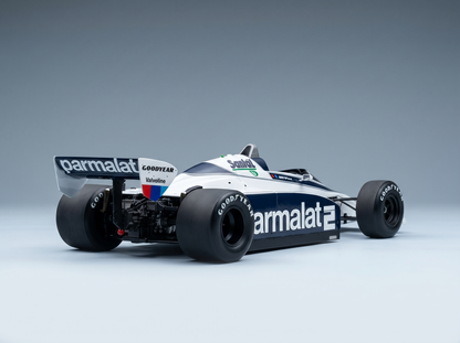 BRABHAM - F1  BT50 PARMALAT N 2 DUTCH GP 1982 RICCARDO PATRESE - WHITE BLUE