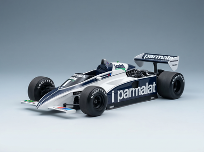 BRABHAM - F1  BT50 PARMALAT N 1 WINNER CANADIAN GP 1982 NELSON PIQUET - WHITE BLUE