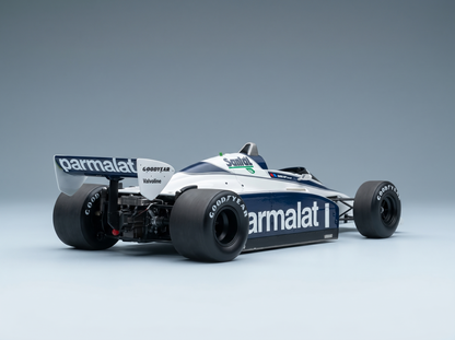 BRABHAM - F1  BT50 PARMALAT N 1 WINNER CANADIAN GP 1982 NELSON PIQUET - WHITE BLUE