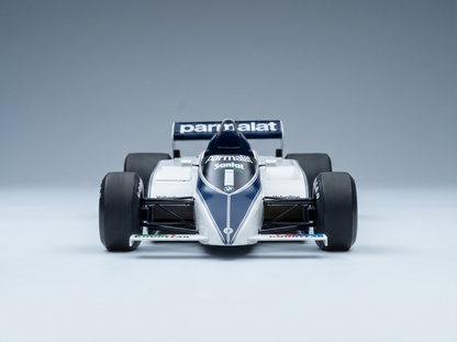 BRABHAM - F1  BT50 PARMALAT N 1 WINNER CANADIAN GP 1982 NELSON PIQUET - WHITE BLUE